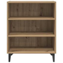 Berkfield Home Sideboard Artisan Oak 57x35x75 cm Engineered Wood in Brown - Size: 57 x 35 x 75 cm - thumbnail 4