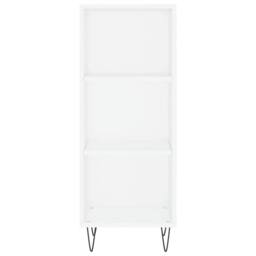 Berkfield Home Highboard White 34.5x34x180 cm Engineered Wood - thumbnail 6