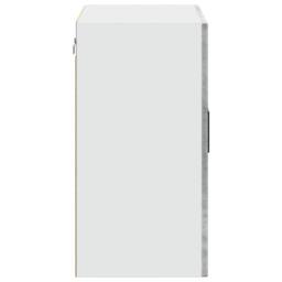 Berkfield Home Kitchen Wall Cabinet with Glass Door Porto Concrete Grey - thumbnail 8