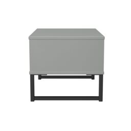 Ready Assembled 2 U Menai 1 Drawer Wide Side Table (Ready Assembled) in Dark Grey - thumbnail 3