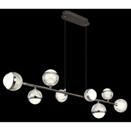 Netlighting Untsy Bar Pendant Titanium 8x LED Dimmable 2700-6000K Remote in Grey - thumbnail 5