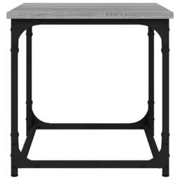 Berkfield Home Side Table Grey Sonoma 40x40x40 cm Engineered Wood - Size: 40 x 40 x 40 cm - thumbnail 5
