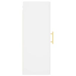 Berkfield Home Wall Mounted Cabinet White 34.5x34x90 cm - thumbnail 8