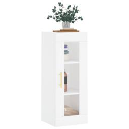 Berkfield Home Wall Mounted Cabinet White 34.5x34x90 cm - thumbnail 4