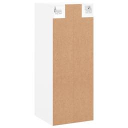 Berkfield Home Wall Mounted Cabinet White 34.5x34x90 cm - thumbnail 9