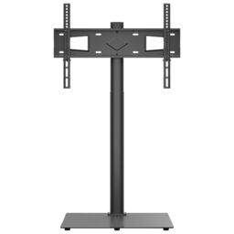 Berkfield Home Corner TV Stand 1-Tier for 32-65 Inch Black - thumbnail 3