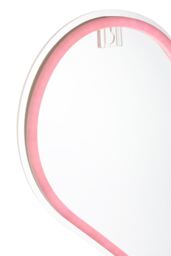 Orsina Neon Heart Design LED Box Light, Vibrant Pink Wall-Mounted Kids Lighting, Doodle-Style Heart Neon Light - thumbnail 3