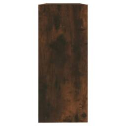 Berkfield Home Book Cabinet/Room Divider Smoked Oak 100x30x72 cm in Brown - Size: 100 x 30 x 72 cm - thumbnail 4