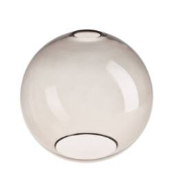 Industville Orlando Smoked Glass Globe Pendant - 9 Inch - Mocha in Metallic Gold - Size: Medium - thumbnail 2