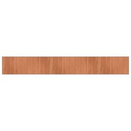 Berkfield Home Rug Rectangular Brown70x500 cm Bamboo in Brown - Size: Medium