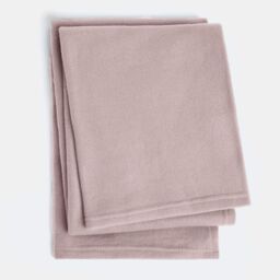 OHS Warm Printed Soft Sofa Bed Travel Fleece Throw Blanket in Baby Pink - Size: 120 cm x 150 cm - thumbnail 2