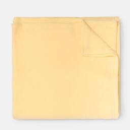 OHS Ultra Soft Polar Fleece Throw Lightweight Blanket Bedspread in Lemon - Size: 150 cm x 200 cm - thumbnail 4
