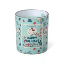 Hello Kitty Festive Spice Scented Candle, 213g, 35 Hour Burn Time in Yellow - Size: Medium - thumbnail 1