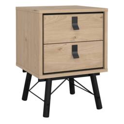 Wyld Haus Juno Natural Oak Bedroom Set 3 Door Wardrobe 3 Drawers - thumbnail 7