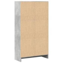 Berkfield Home Decorative Bookcase Concrete Grey 60x24x109 cm Engineered Wood - Size: 60 x 24 x 109 cm - thumbnail 6