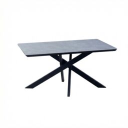 Artemis Home Ottavia 140cm x 90cm Stone Dining Table in White - Size: 140 cm x 90 cm - thumbnail 2