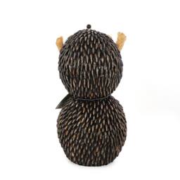 Voltico Mummy & Baby Hedgehog Garden Ornament 30x16x16cm in Brown - Size: 30 x 16 x 16 cm - thumbnail 5