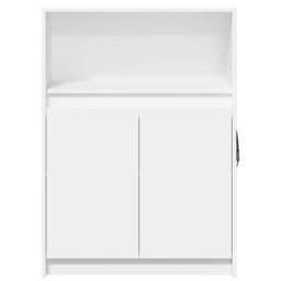 Berkfield Home Sideboard with LED White 72x34x100 cm Engineered Wood - Size: 72 x 34 x 100 cm - thumbnail 6