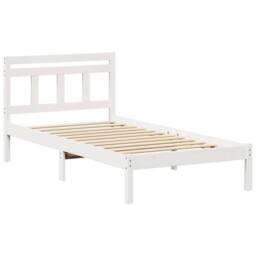 Berkfield Home Traditional White 90 x 200 cm Solid pine wood - thumbnail 3