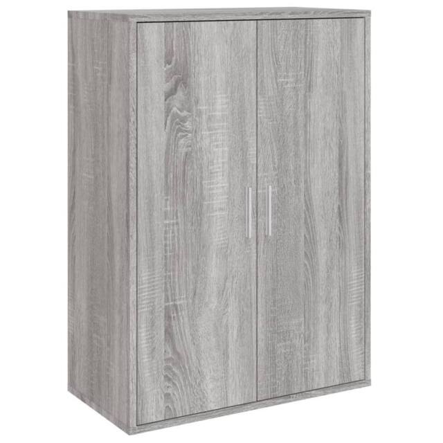 Berkfield Home Sideboard Grey Sonoma 60x31x84 cm Engineered Wood - Size: 60 x 31 x 84 cm - image 1