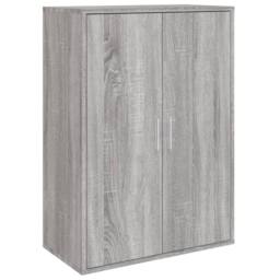 Berkfield Home Sideboard Grey Sonoma 60x31x84 cm Engineered Wood - Size: 60 x 31 x 84 cm - thumbnail 1