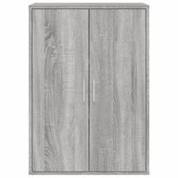 Berkfield Home Sideboard Grey Sonoma 60x31x84 cm Engineered Wood - Size: 60 x 31 x 84 cm - thumbnail 5