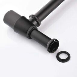 Nes Home Modern Basin Sink Bottle Trap Waste Bathroom Basin Sink Pipe Matte Black - thumbnail 4