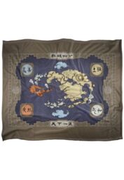Avatar: The Last Airbender Avatar The Last Airbender Map Silky Touch Super Soft Throw Blanket 152 X 127 cm in White - thumbnail 1