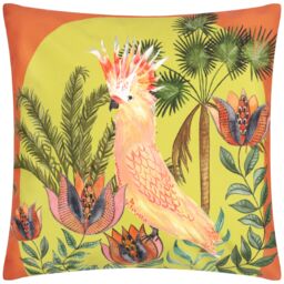 Wylder Tropics Cockatoo Outdoor/Indoor Washable Rug in Orange - Size: 120 cm x 170 cm - thumbnail 4