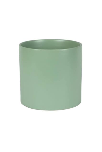 KDMD Hortus Sofia Matt Sage Ceramic Pot 17cm in Light Green - image 1