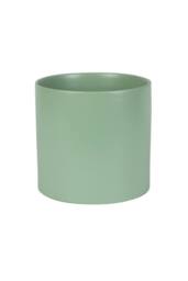 KDMD Hortus Sofia Matt Sage Ceramic Pot 17cm in Light Green - thumbnail 2