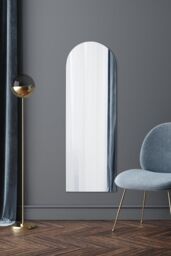"MirrorOutlet Frameless Arched Leaner/Wall Mirror 59"" X 20"" (150CM X 50CM) in Silver - Size: 1 Pack" - thumbnail 1