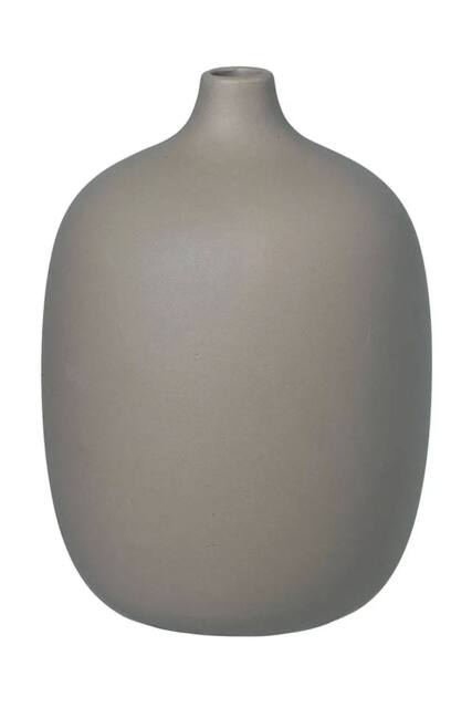 Blomus Ceola Ceramic Vase 19cm - Satellite in Grey - image 1