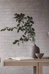 Blomus Ceola Ceramic Vase 19cm - Satellite in Grey - thumbnail 2