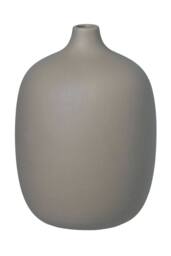 Blomus Ceola Ceramic Vase 19cm - Satellite in Grey