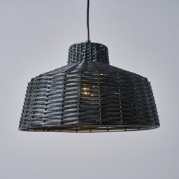 ValueLights Kora Black Ceiling Pendant Light Shad with LED Filament Bulb - thumbnail 4