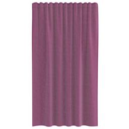 Berkfield Home Voile Curtains with Rod Pockets 2 pcs Purple - thumbnail 4