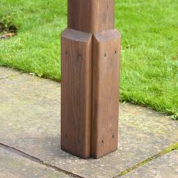 Rutland County Garden Furniture Ltd Premium Pergola - Wood - L300 x W360 x H270 cm - Light Green in Brown - thumbnail 9