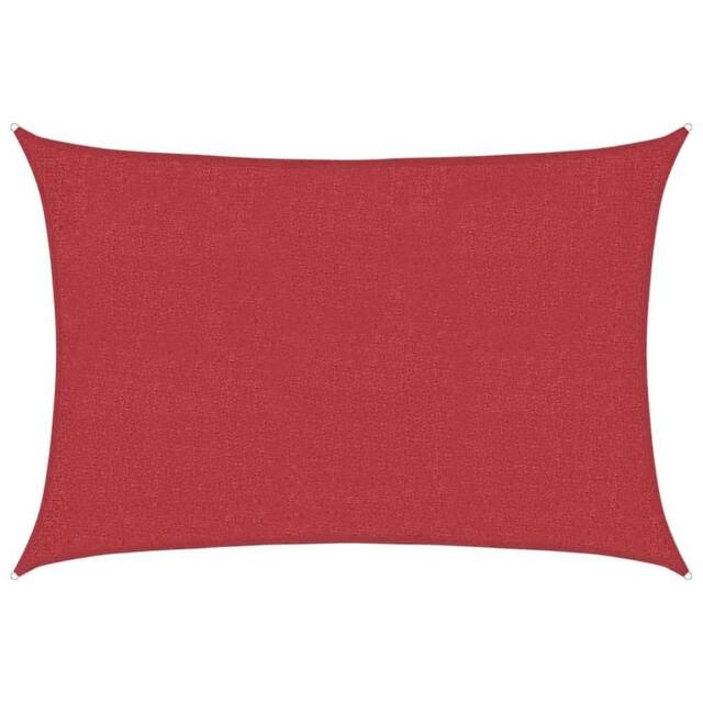 Berkfield Home Sunshade Sail 160 g/m¬≤ Red 3x4.5 m HDPE - image 1