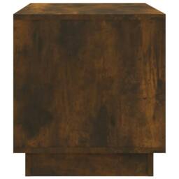 Berkfield Home TV Cabinet Smoked Oak 70x41x44 cm Engineered Wood in Brown - Size: 70 x 41 x 44 cm - thumbnail 7