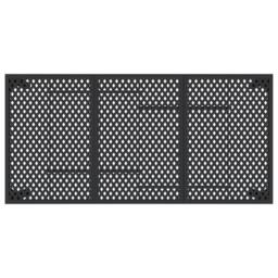 Berkfield Home Garden Table Anthracite 165x80x72 cm Steel in Black - Size: 165 x 80 x 72 cm - thumbnail 5