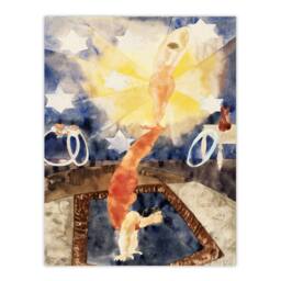"Artery8 Two Acrobats in Red Tights Charles Demuth Wall Art Poster Print - Size: W12"" x H16""" - thumbnail 1