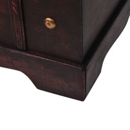 Berkfield Home Vintage Treasure Chest Wood 66x38x40 cm in Brown - Size: 66 x 38 x 40 cm - thumbnail 6