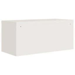 Berkfield Home File Cabinet White 90x40x240 cm Steel - Size: 90 x 40 x 240 cm - thumbnail 6
