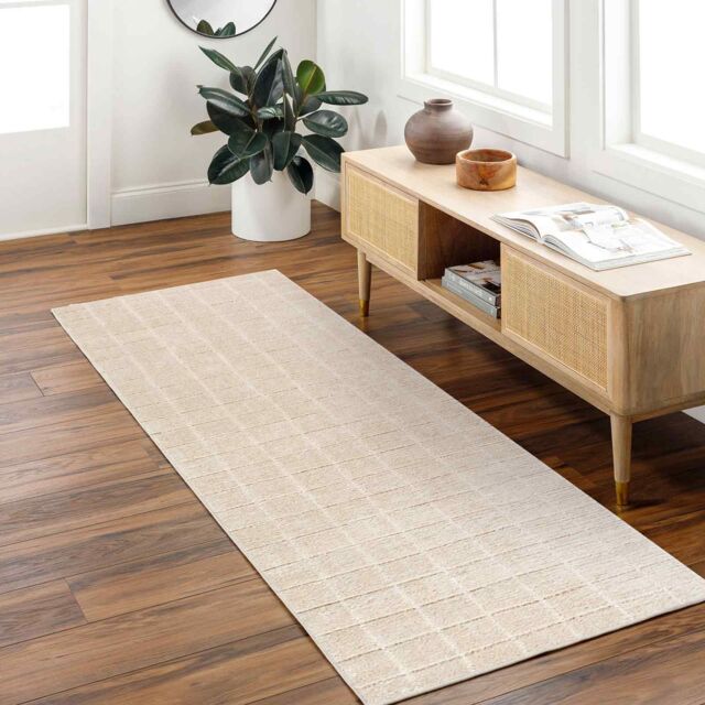 Livabliss Our Pnw Home-Cascade Ivory Brown Modern High Pile Living Dining Rug in Light Brown - Size: 200 cm x 275 cm - image 1