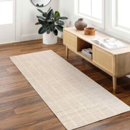 Livabliss Our Pnw Home-Cascade Ivory Brown Modern High Pile Living Dining Rug in Light Brown - Size: 200 cm x 275 cm - thumbnail 1