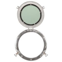 Berkfield Home vidaXL¬†Porthole Mirror¬†Wall Hanging¬†√ò38 cm¬†Aluminium & Glass in Silver - thumbnail 4