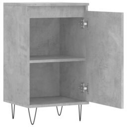 Berkfield Home Sideboard Concrete Grey 40x35x70 cm Engineered Wood in White - Size: 40 x 35 x 70 cm - thumbnail 6