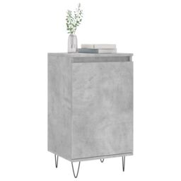 Berkfield Home Sideboard Concrete Grey 40x35x70 cm Engineered Wood in White - Size: 40 x 35 x 70 cm - thumbnail 3