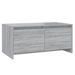 Berkfield Home Coffee Table Grey Sonoma 90x50x41.5 cm Engineered Wood - thumbnail 2